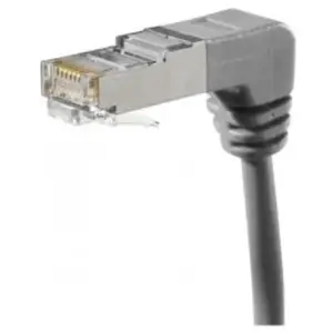 CUC Cordon patch RJ45 f/utp CAT5e Coudé bas Gris - 3 m (854279) - Exertis ConnectVendu parfnac-be