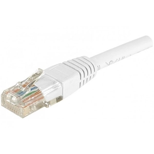 Comparateur de prix : Dexlan Exertis Connect - cordon patch RJ45 u/utp CAT6 Blanc - 1 m (854243)