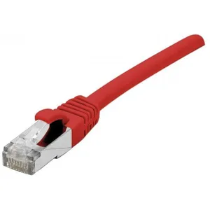 divers Cordon RJ45 CAT 6A S/FTP TPE écologique snagless rouge certifié GRS - 1,5 m (ECF-854522) pas cher