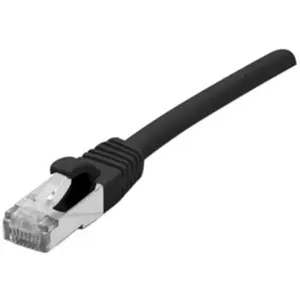 divers Cordon RJ45 CAT 6A S/FTP TPE écologique snagless noir certifié GRS - 0,3 m (ECF-854546) pas cher