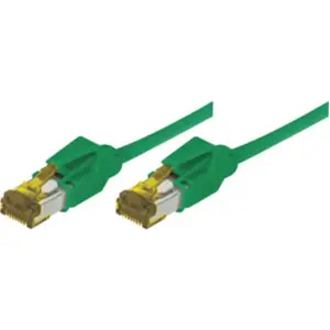 Générique Cat6A RJ45 Patch cable S/FTP TPE ecofriendly snagless blue c... pas cher