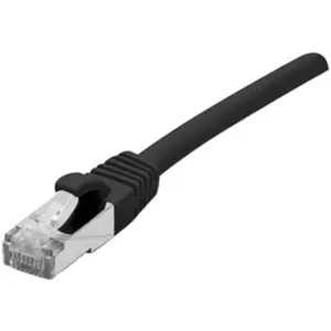 Générique Cat6 RJ45 Patch cable F/UTP PVC ecofriendly black - 5m (U/UTP, CAT6, 5 m), Câble réseau pas cher