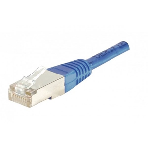 EXC Cordon Patch RJ45 FTP CAT5e Bleu - 10 M pas cher