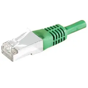 Connect Dexlan Cordon Patch RJ45 FTP CAT5e Vert - 0,15 M pas cher