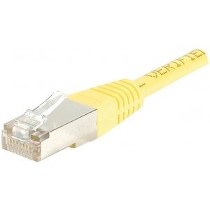 Connect Dexlan Cordon Patch RJ45 FTP CAT5e Jaune - 1 M pas cher