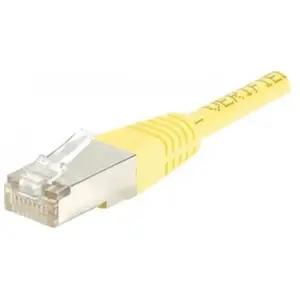 EXC Dexlan Cordon Patch RJ45 FTP CAT5e Jaune - 2 M pas cher
