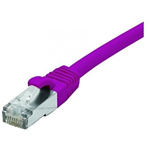 Dexlan Cordon patch RJ45 - CONNECT - Cat. 6 - 0.50 m - F/UTP - LSZH Snagless - Violet pas cher