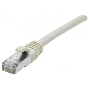 Dexlan Câble de raccordement Cat. 8.1, S/FTP (PiMF), sans halogène, avec protection par cosses (S/FTP, CAT8.1, 2 m), Câble réseau pas cher