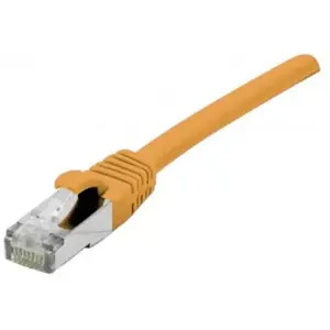 Connect Inconnu deXlan - Cordon de raccordement - RJ-45 (M) pour RJ-45 (M) - 10 m - SFTP, PiMF - CAT 6a - sans halogène, moulé, sans crochet - orange pas cher