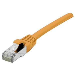 Connect Inconnu deXlan - Cordon de raccordement - RJ-45 (M) pour RJ-45 (M) - 25 m - SFTP - CAT 6a - sans halogène, moulé, sans crochet - orange pas cher