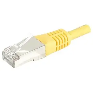 Dymo DEXLAN Cordon patch RJ45 SSTP CAT 6a jaune - 5 m pas cher