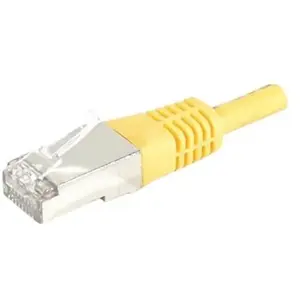 EXC DEXLAN Cordon patch RJ45 SSTP CAT 6a jaune - 20 m pas cher