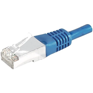 DEXLAN Cordon patch RJ45 SSTP CAT 6a bleu - 7,50 m