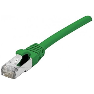 Connect DEXLAN Cordon RJ45 catégorie 6A S/FTP LSOH snagless vert - 0,5 m pas cher