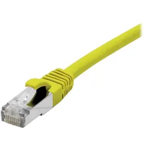 Inconnu Dexlan - Cordon de raccordement - RJ-45 (M) pour RJ-45 (M) - 2 m - S/FTP - CAT 6a - sans halogène, moulé, sans crochet - jaune pas cher