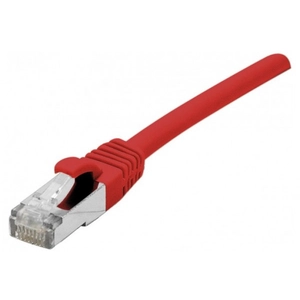 Inconnu deXlan - Cordon de raccordement - RJ-45 (M) pour RJ-45 (M) - 3 m - SFTP - CAT 6a - sans halogène, moulé, sans crochet - rouge pas cher