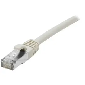 Inconnu deXlan - Cordon de raccordement - RJ-45 (M) pour RJ-45 (M) - 20 m - SFTP - CAT 6a - démarré, sans halogène, sans crochet - gris pas cher