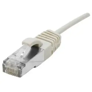 Cordon RJ45 cat 6A s/ftp lsoh sng fin gris - 0,3 m (858700) - Dexlan pas cher