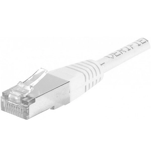 DEXLAN CORDON PATCH RJ45 FTP CAT 6a Blanc 5 m pas cher