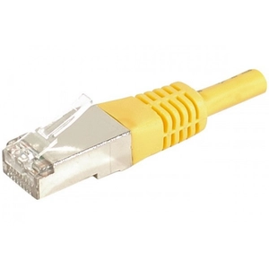 EXC DEXLAN CORDON PATCH RJ45 FTP CAT 6a Jaune 5 m pas cher