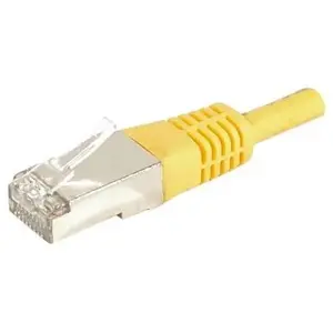EXC DEXLAN CORDON PATCH RJ45 FTP CAT 6a Jaune 10 m pas cher