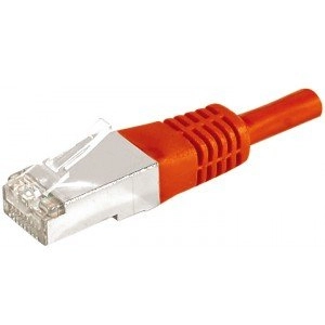 Connect DEXLAN CORDON PATCH RJ45 FTP CAT 6a Rouge 7,5 m pas cher