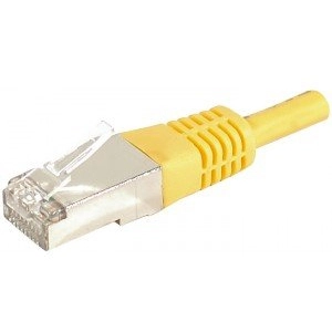Comparateur de prix : DEXLAN CORDON PATCH RJ45 FTP CAT 6a Jaune 20 m