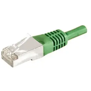DEXLAN Cordon RJ45 catégorie 6A F/UTP vert - 1 m pas cher