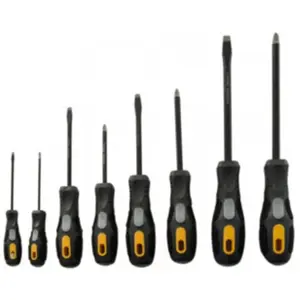 Exertis Connect Jeu de tournevis, 8 pièces Tournevis plat et Phillips antidérapant pour une utilisation quotidienne., Composant PC : outils pas cher