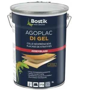 Colle néoprène Agoplac DI gel bidon 5L - BOSTIK - 30604789 pas cher