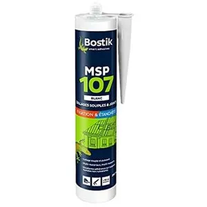 Mastic multi-usages colle et joint BOSTIK MSP 107 - blanc - 290ml pas cher