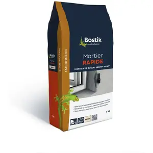 Bostik Mortier de rebouchage à prise rapide - 5kg BOSTIK pas cher