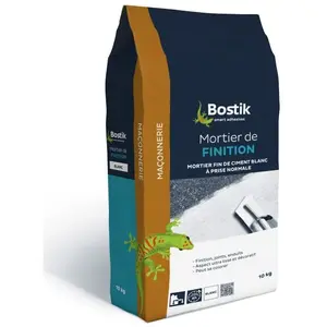 Bostik Mortier finition blanc 10kg pas cher