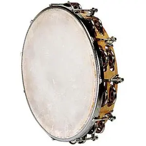 FUZEAU - TAMBOURIN FUZEAU PEAU NATURELLE 25 CM pas cher