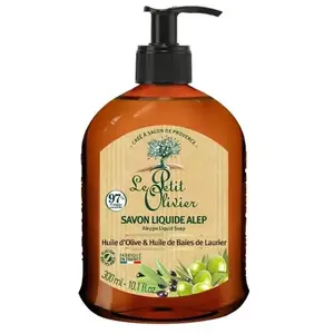 Le Petit Olivier - Savon Liquide Alep - Huile d'Olive & Baies De Laurier 300ml pas cher