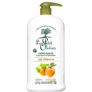 Le Petit Olivier - Crème Douche Extra Douce - Lait Abricot - Sans Savo... pas cher