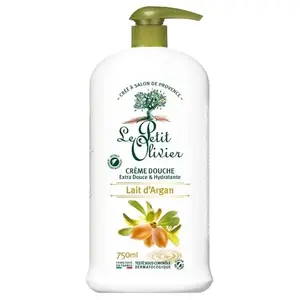Le Petit Olivier - Crème Douche Extra Douce - Lait d'Argan - Sans Savon 750ml pas cher