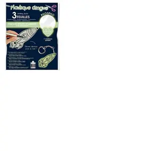 Graine Créative Krimpie dinkie krimpfolie glow-in-the-dark (3 vellen)