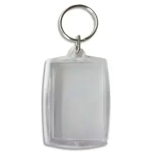 Sleutelhanger, ft 5 x 4 cm, pak van 6 stuks pas cher