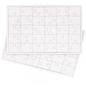 PW INTERNATIONAL Puzzle Blanc 30 Pieces A Decorer - Lot De 10