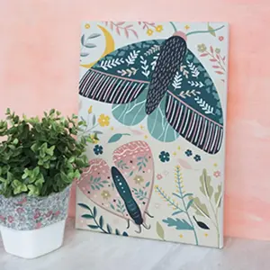 peinture au numero 20x30 cm - Papillons pas cher