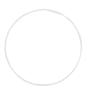 Armature abat-jour cercle Rilsan Diamètre 30 cm blanc pas cher