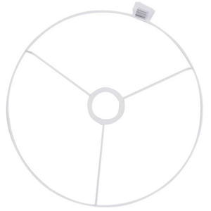 L'UNIVERS DE PIWI Cercle à bague pour abat jour 40 cm Cercle à bague pour fabrication de carcasse d'abat-jour, en rilsan Diamètre: 40 cmVendu parmanomano