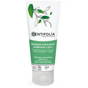 Centifolia Fraîcheur de Thé Masque Exfoliant Purifiant 3 en 1 Bio 100ml pas cher