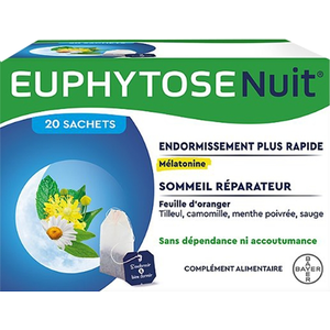 Euphytose Nuit 20 sachets à infuser pas cher