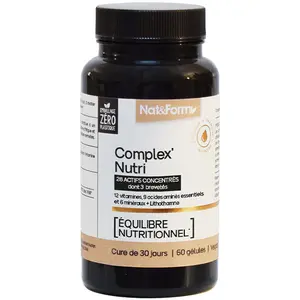 Nat & Form Premium Complex'Nutri 60 gélules végétales pas cher