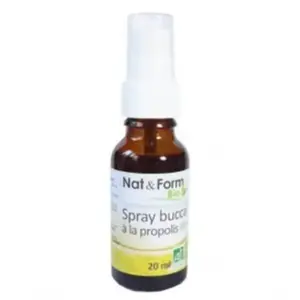 Nat & Form Bio Spray Buccal à la Propolis 15ml pas cher