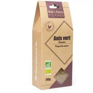 Nat & Form Tisane Anis Vert Bio 90g pas cher