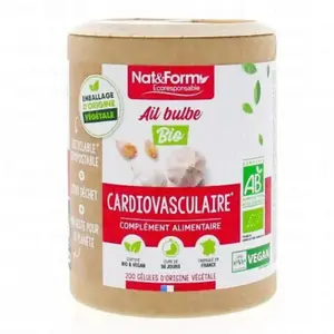 Nat & Form Bio Ail Bulbe 200 gélules végétalesVendu paratida-sante-discount-fr