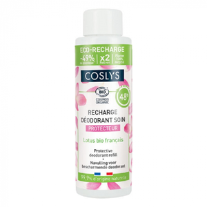 Coslys Recharge Déodorant Soin Protecteur Lotus Bio 100ml pas cher